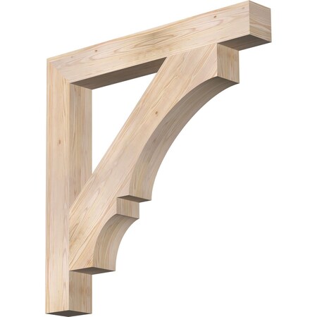 Ekena Millwork Balboa Block Smooth Bracket, Douglas Fir, 5 1/2"W x 44"D x 44"H BKT06X44X44BOA05SDF